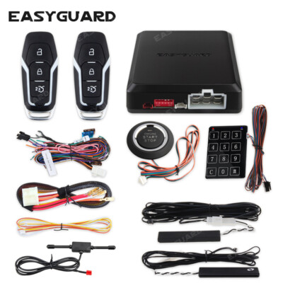 EASYGUARD Remote Keyless Entry Remote Start Anti Theft Car Alarm System