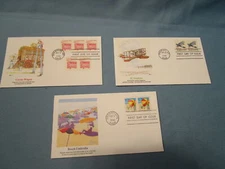 American First Day 1990 OBJECT Lot 3 cachet & stamps mint 
