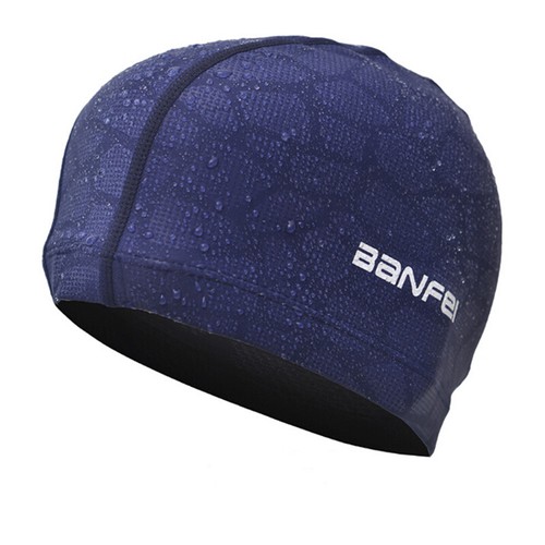 Summer Swimming Cap Nylon High Elasticity Flexible Durable Adult Swimming Hat-bf - Picture 2 of 8