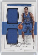 2016-17 Panini National Treasures Rookie Dual Materials /60 AJ Hammons #13 RC