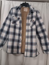Flannel Flleece-lined Weatherproof Vintage Men's Small Heavyweight Shirt