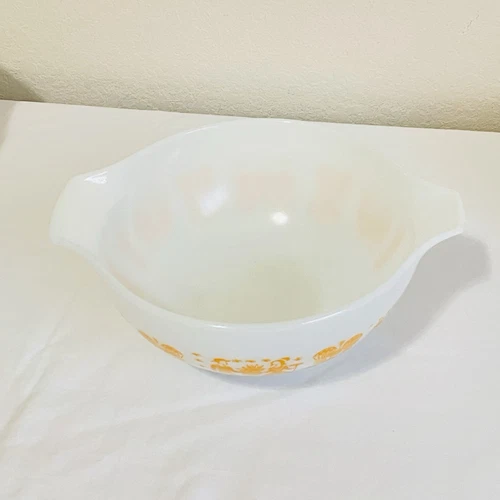 Vintage Pyrex Amish Butterprint Orange Pumpkin #441-#444 RARE! Set - Picture 8 of 23