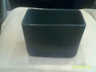 Vtg. McCoy Dark Green Planter-5.5" across x 4-1/4" high-AS FOUND-c. 1950's