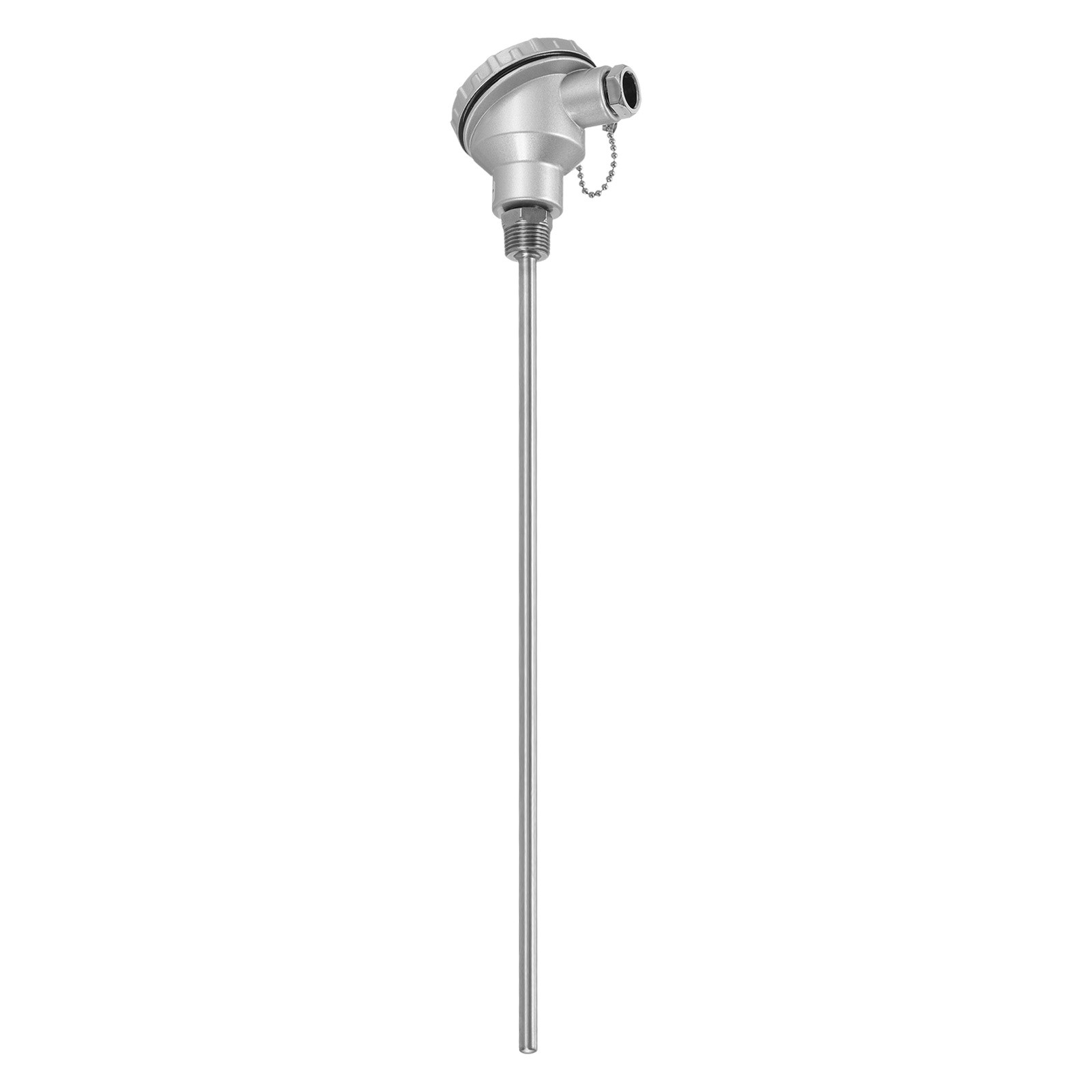 PT100 1/2" NPT RTD Thermocouple Temperature Sensor Probe -50 - 420C, 304 8x400mm