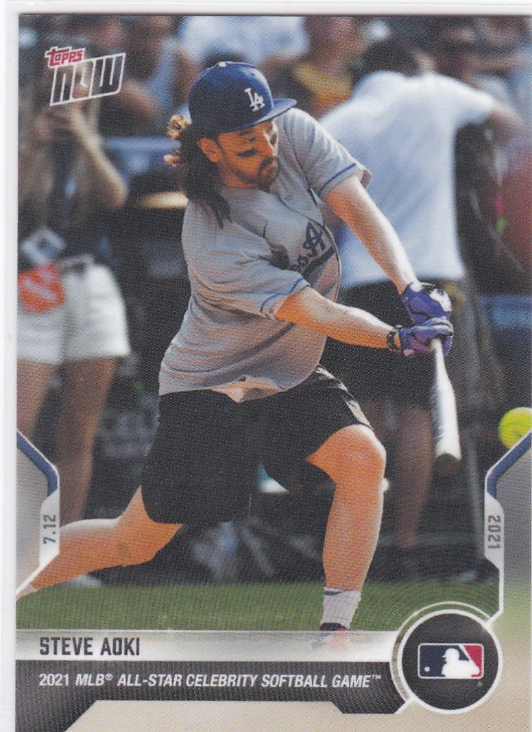 2021 TOPPS NOW #506 STEVE AOKI- MLB