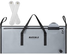 Insulated Fishing Kill Bag 40x18In,Leakproof Fish Cooler Bag with 2 Reusable ...
