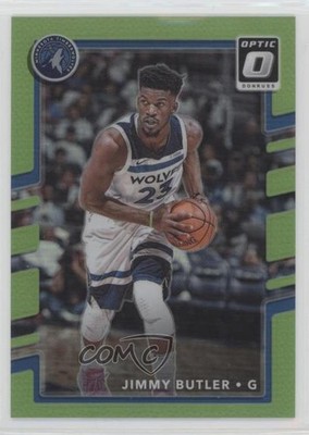 2017-18 Panini Donruss Optic Lime Green Prizm 22/175 Jimmy Butler #86 3j7