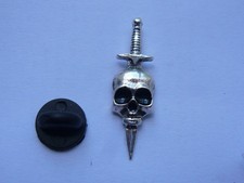 pin s MOTO BIKER TETE DE MORT NEUF
