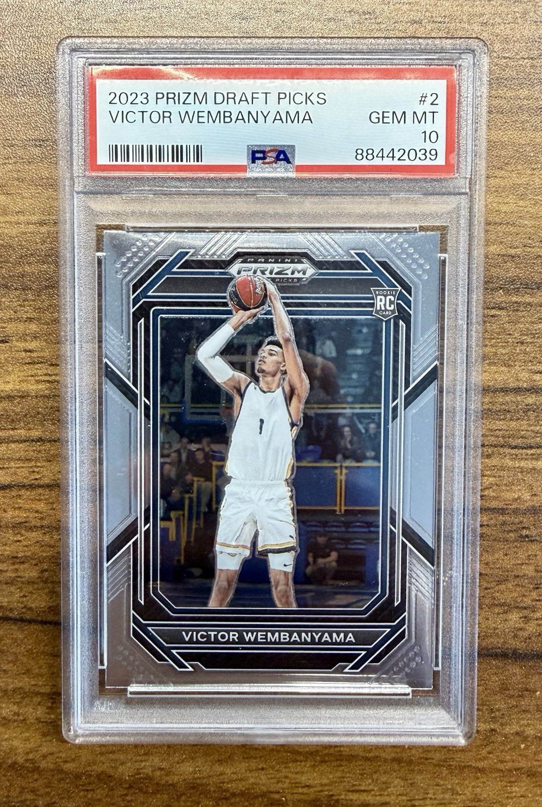 2023 Panini Prizm Draft Picks Victor Wembanyama #2 PSA 10 Rookie ROY DPOY Spurs