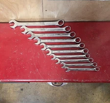 Matco Tools 10 Piece Metric Combination Wrench Set 12pt 10mm - 19mm USA ACxxM2