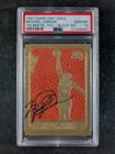 1997 Fleer 23KT Gold Michael Jordan Auto Black Signature Chicago Bulls PSA 10