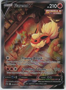 Flareon V SWSH179 Black Star Promo Full Art Holo