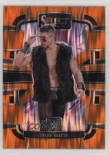 2024 Panini Select WWE Concourse Orange Flash Prizm Tyler Breeze #95 0sb5