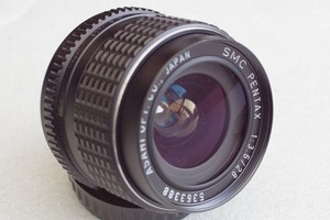 TOP Pentax "K" SMC 28mm f3.5, vgc, caps, tested.