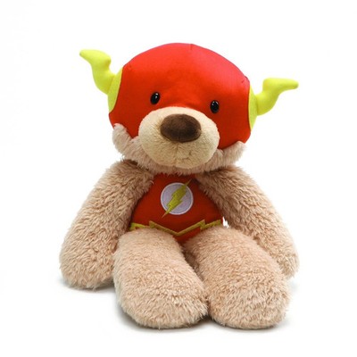 GUND 14'' Superhero Flash Bear Plush Toy Soft Stuffed Animal Gift for Kids & Fans