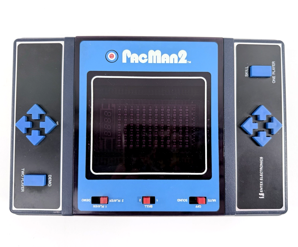 Entex Electronics 1981 Pac-Man 2 Handheld Game - Tested and