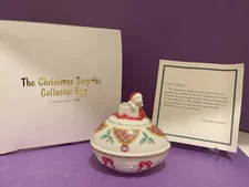 LENOX - CHRISTMAS 1994 SURPRISE COLLECTOR EGG - LIMITED EDITION - FREE SHIPPING