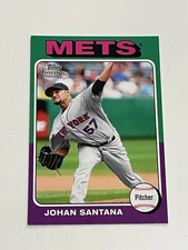 2011 Topps Lineage Baseball 1975 Mini - Johan Santana - New York Mets