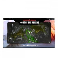 Dungeons  Dragons Icons of the Realms Gargantuan Adult Emerald Dragon NEW