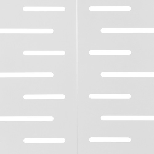 56*122*122cm White Modern Air Conditioner Fence Iron Outdoor Equipment Enclosure - Picture 11 of 16