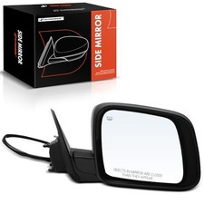 Passenger Side Power Door Mirror - Compatible with Dodge Right Passenger Side