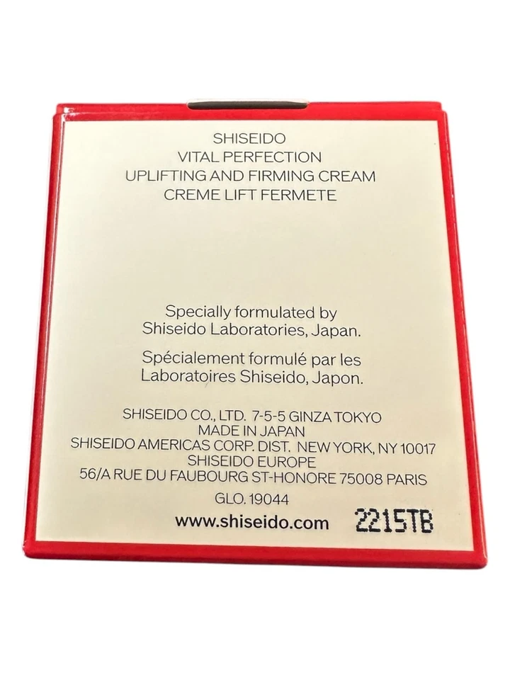 Crema Reafirmante y Edificante Shiseido Vital Perfection 30ml/1oz-Nueva en Caja Foto 3 de 4