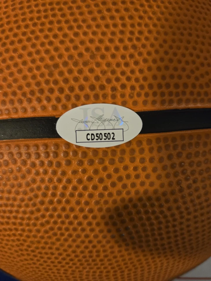 Antoine Walker Autographed Basketball W/ 2006 Miami Nba Champions Jsa - Image 3 of 3