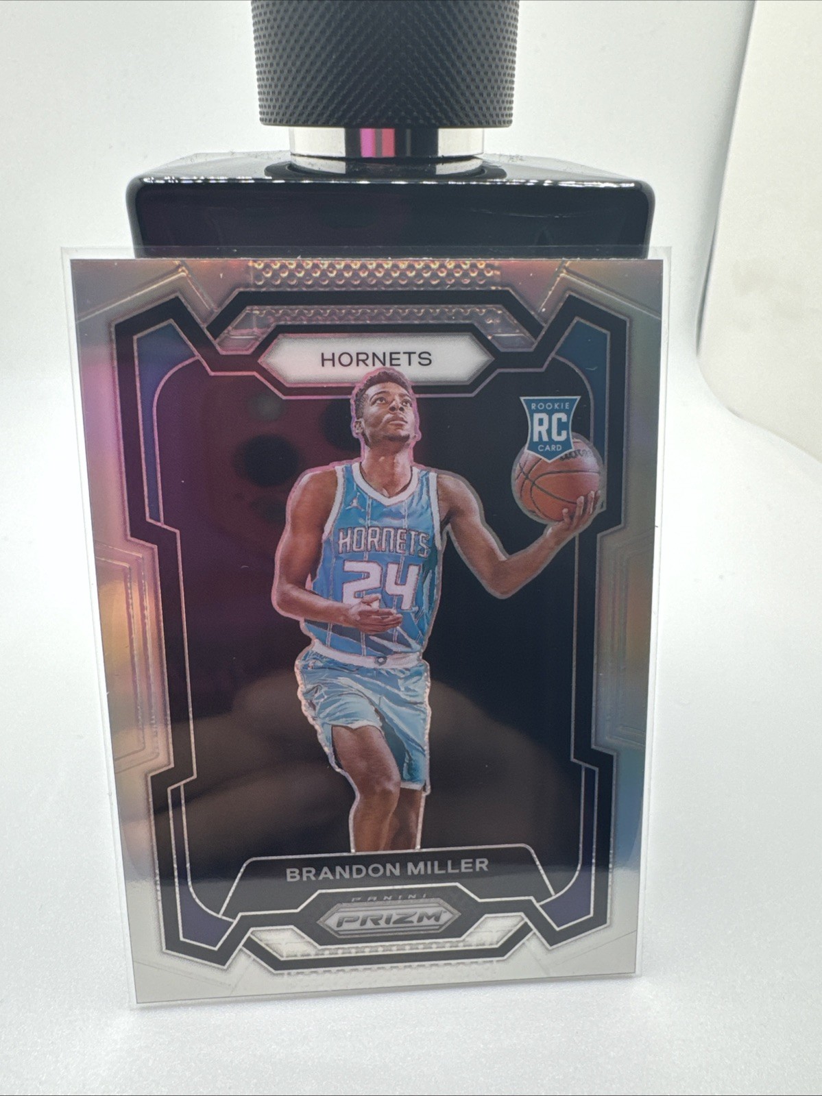 Brandon Miller 2023-24 Panini Prizm #152 Silver Prizm Rookie Card RC Hornets 📈