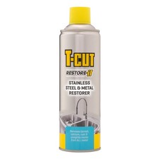 T-Cut Stainless Steel & Metal Restorer 500mL Heavy Duty Polish & Shine Spray