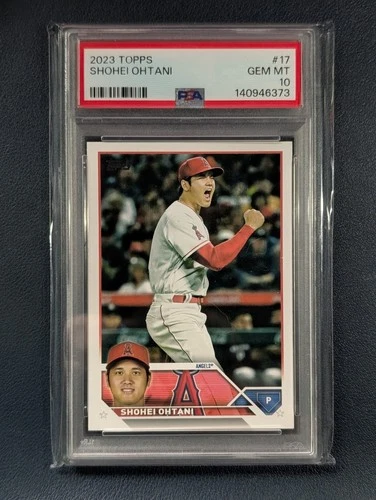 2023 Topps Series One Shohei Ohtani #17 PSA 10 Angels Dodgers MVP