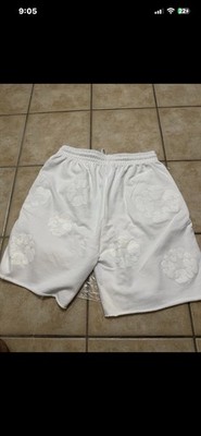 Denim Tears All Over Wreath Shorts White Large