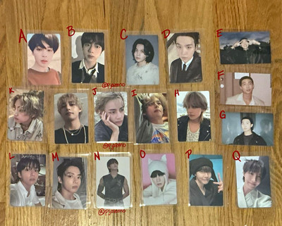 BTS Photocard Set Lot of 17 Photocards RM Jin SUGA j-hope Jimin V Jungkook