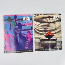 Vintage Leica Fotografie Magazines English Edition 1964 Issues 5  6 Photography