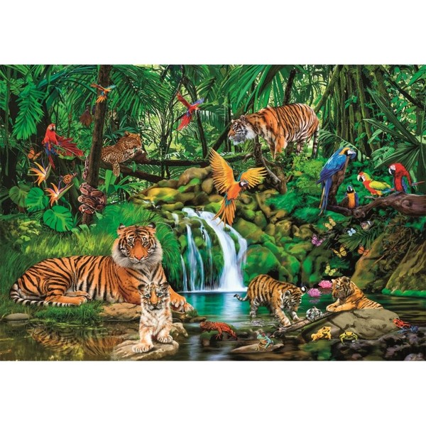 Clementoni Dschungel-Attacke Puzzle 300 Teile-image