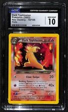 Pokemon Dark Typhlosion 10/105 Neo Destiny Unlimited Holo CGC 10 on eBay
