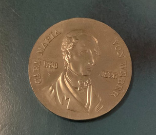 DDR Gedenkmünze 10 Mark Carl Maria von Weber