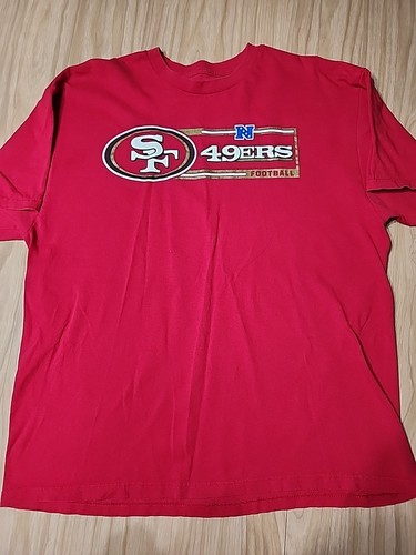 49ers Football T-Shirt, NFL Team Apparel. XL, rot - Bild 1 von 4