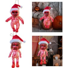 Gruselige hängende Zombie-Puppe für Weihnachtsdekoration, Feiertage,