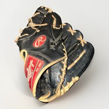 Rawlings PS206-9BC 12  Pro Series 200 Pattern Black Leather Baseball Glove RHT