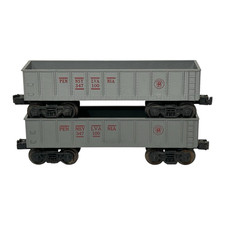 MARX O GAUGE 3471000 PENNSYLVANIA GONDOLA CARS - LOT OF 2