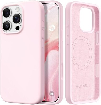 Magnetic for iPhone 16 Pro Max Case, Liquid Silicone Shockproof Protective Phone