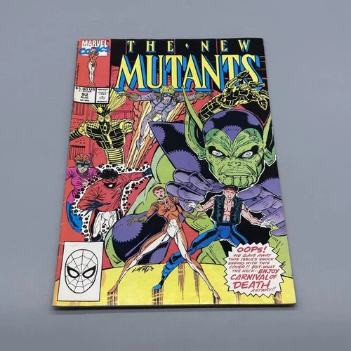 Vintage Marvel Comics The New Mutants #92 Aug 1990 Direct Edition Liefeld Cover