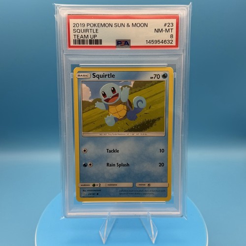 Squirtle graded PSA 8 for sale on eBay