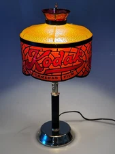 Kodak Camera Store Dealer Advertising Lamp Display Camera Film Sign Tiffany VTG