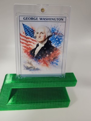 George Washington US Red White and Blue   Patriotic Transparent Tribute Artwork