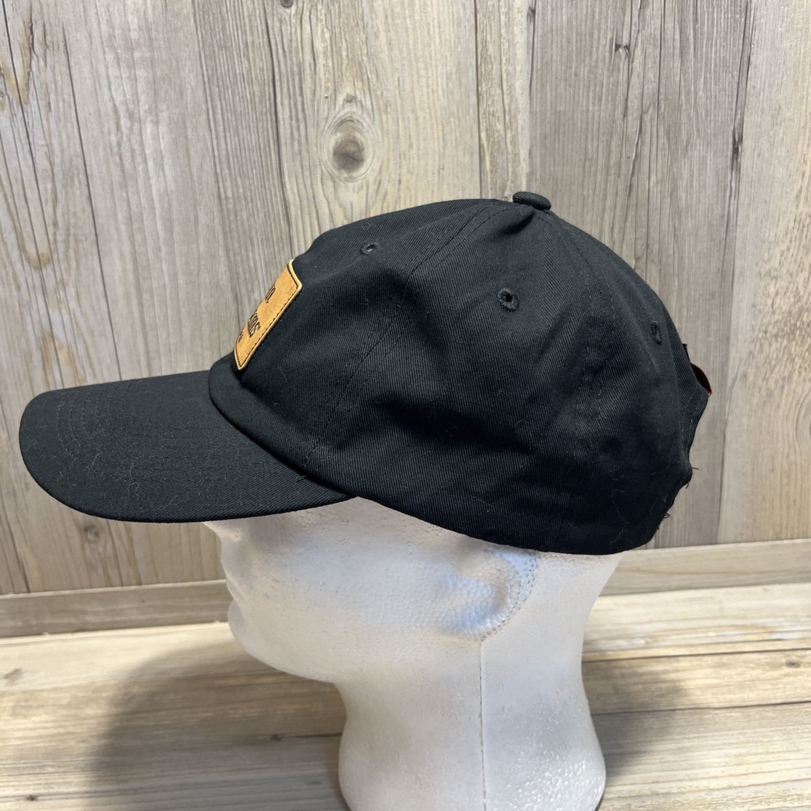 Evan Williams Bourbon Hat Leather Patch Advertisi… - image 5