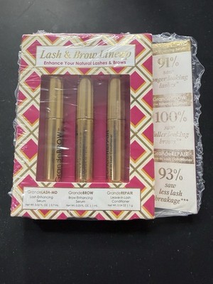 Grande Cosmetics Mini Lash & Brow Lineup - GrandeLASH-MD, GrandeBROW, GrandeR...
