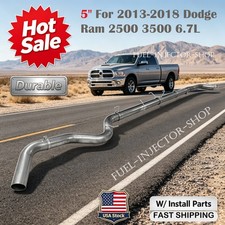 Exhaust Pipe Kit For 2013-2018 Dodge Ram 2500 3500 6.7l Cummins 5 409 Stainless Exhaust Pipe Kit For 2013-2018 Dodge Ram 2500 3500 6.7l Cummins 5 409 Stainless