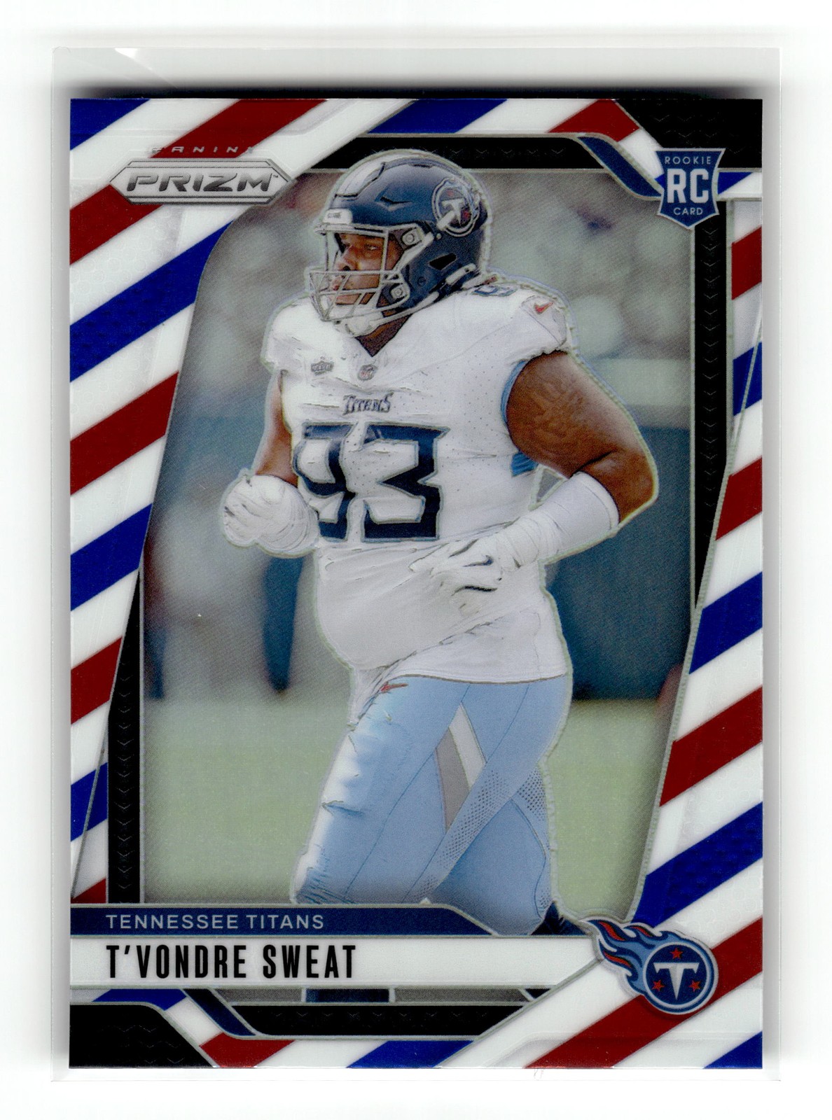 T'Vondre Sweat Panini Prizm #394 Red/White/Blue