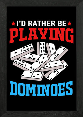Id Rather Be Playing Gerahmtes Wandbild Poster Leinwanddruck Bild